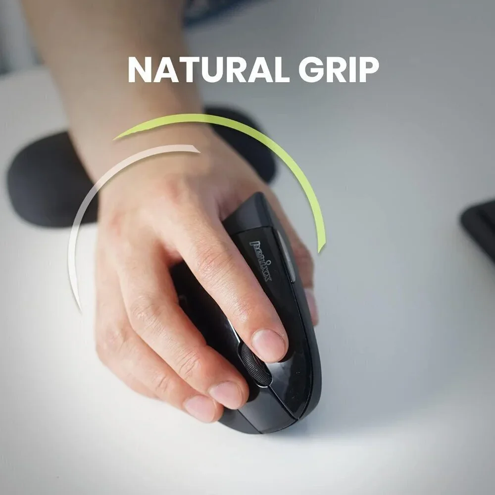 ✨Mouse Wireless Ergonomic Vertical Right Handed Recom mended RSI User Laptop